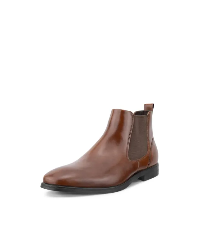 Ecco Melbourne Chelsea stivali uomo 41 EU nero pelle