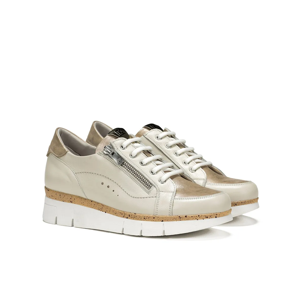Fluchos India D9301 sneakers taupe donna