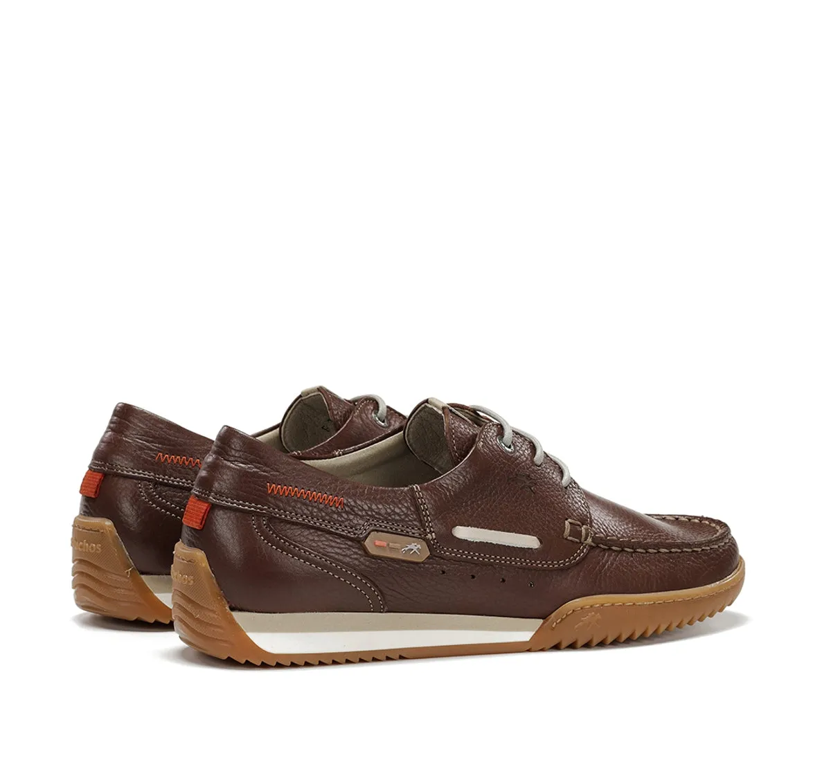 Fluchos Bruno F2434 scarpe barca marroni uomo