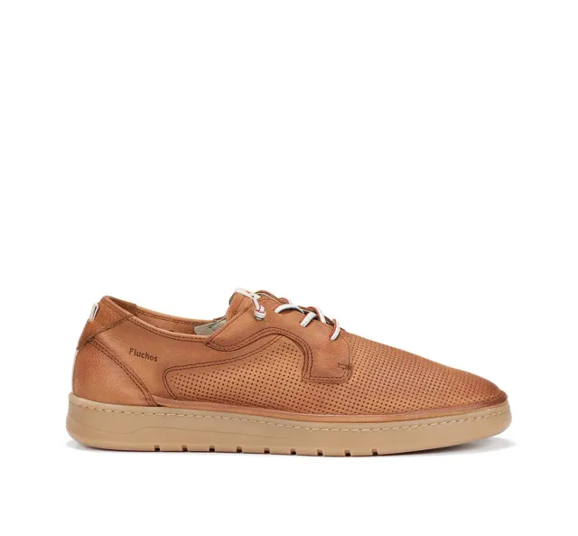 Fluchos Leo F1947 sneakers uomo marroni pelle leggera