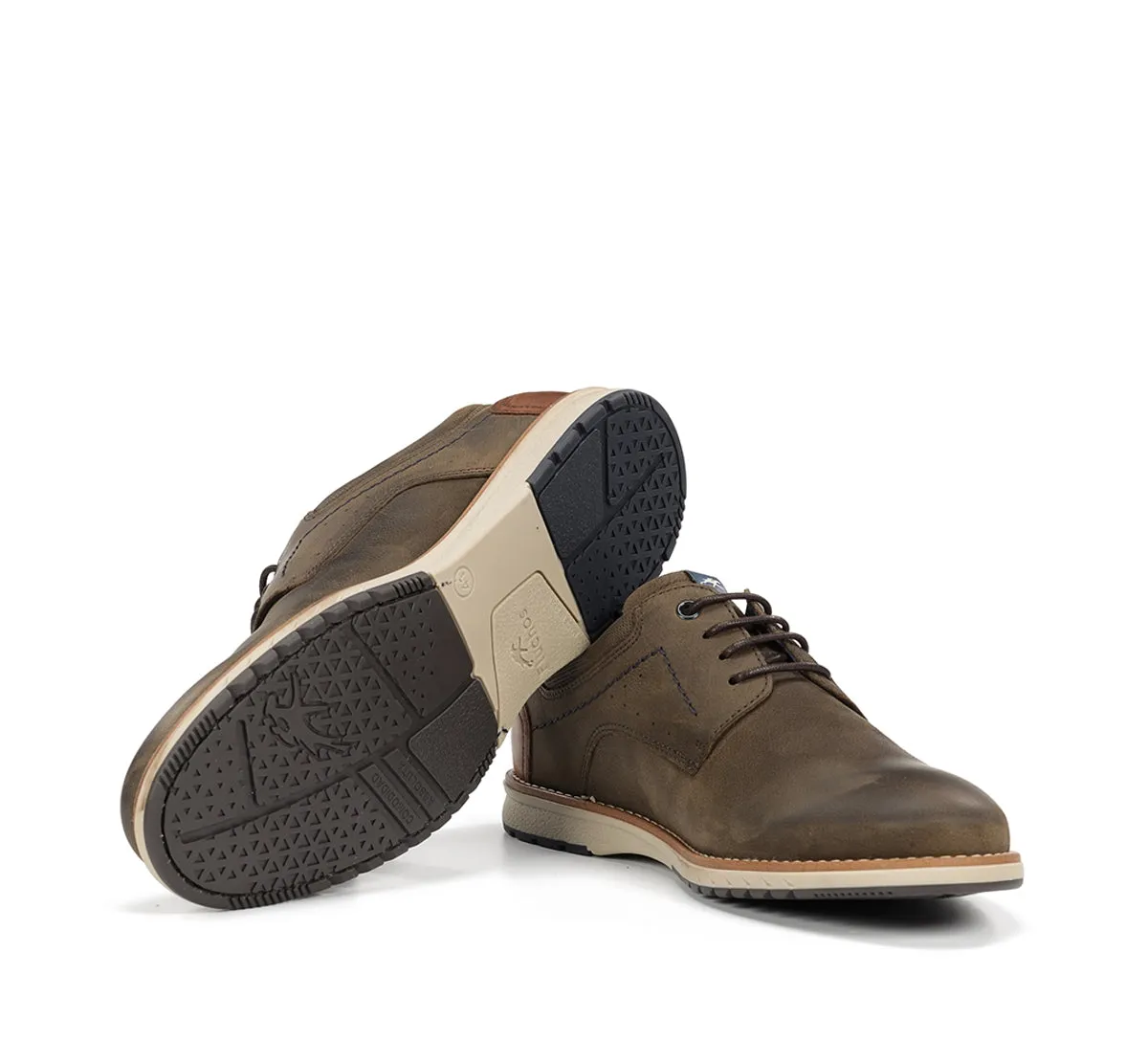 Fluchos Taylor F2091 scarpe uomo verdi flessibili