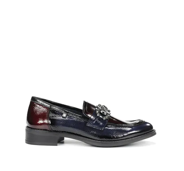 Fluchos Harvard D9118 mocassino blu donna comodo