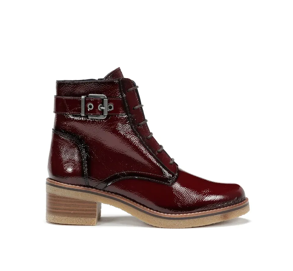 Dorking Lucero D8686 Stivaletto Donna Bordeaux Zip