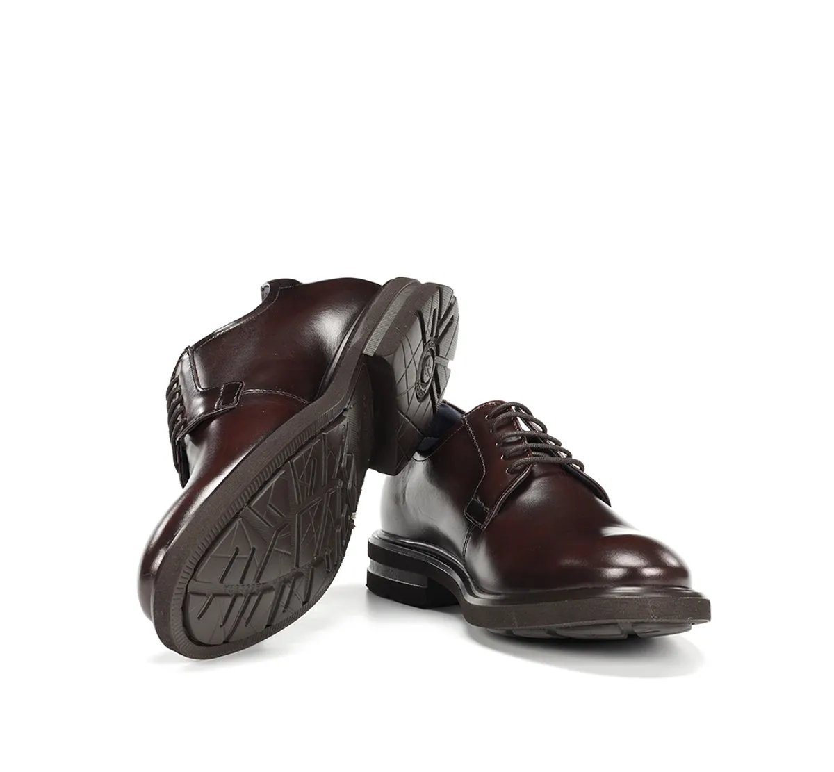 Fluchos Belgas F0631 scarpe uomo marroni pelle