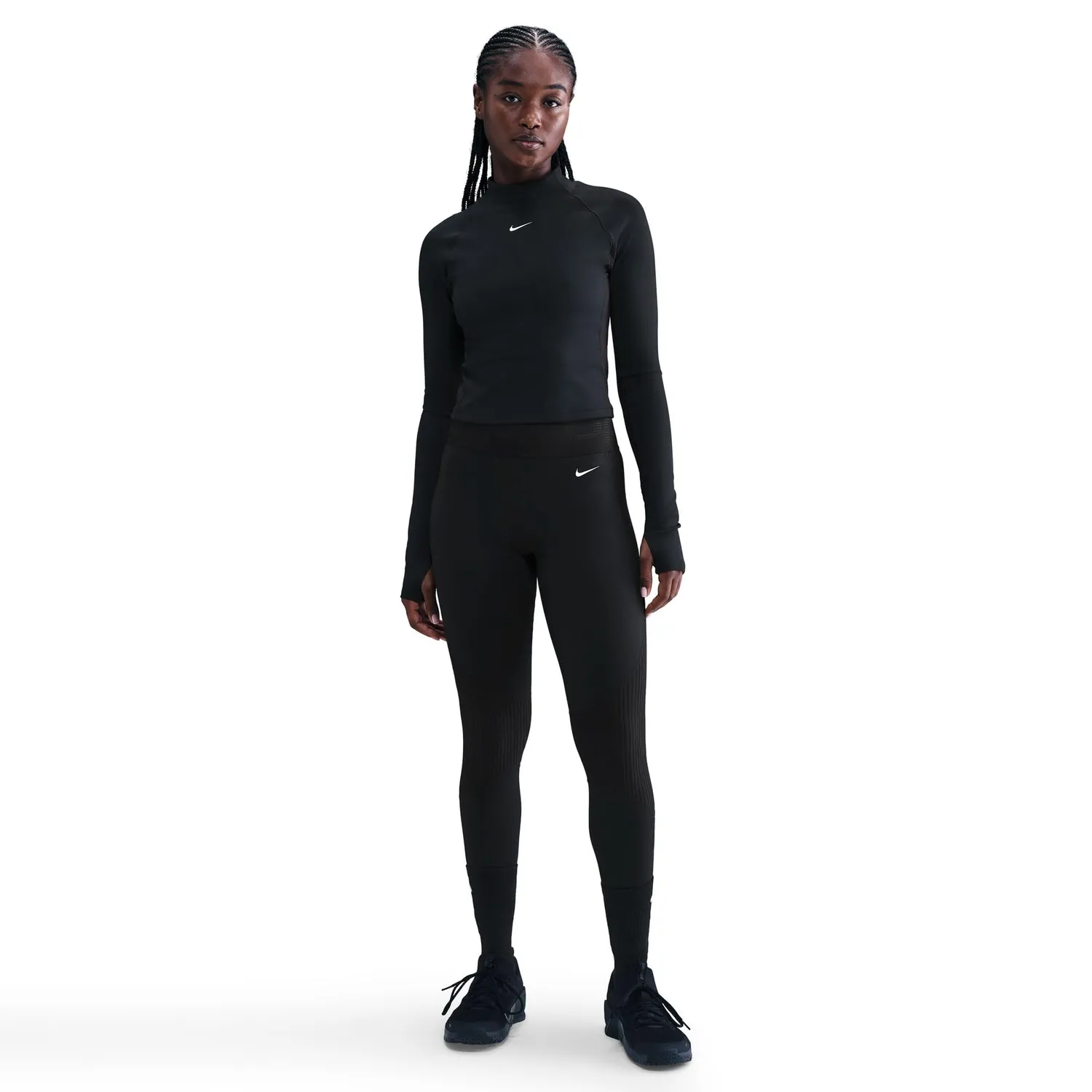 Nike Pro Dri-Fit maglia donna S Sweet Beet maniche lunghe