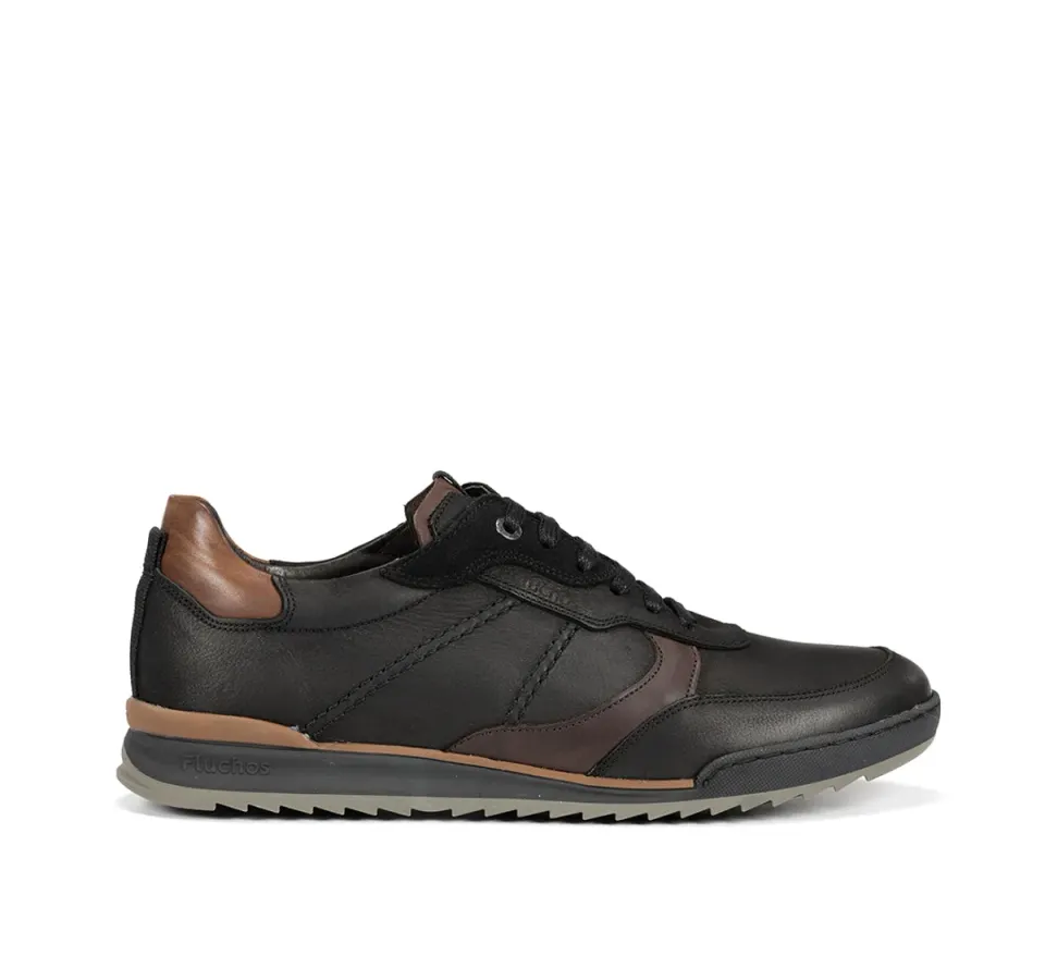 Fluchos Elder F2272 sneakers nere uomo comode