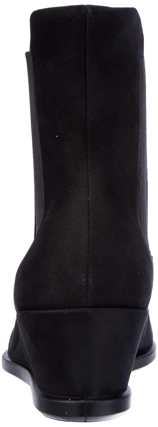 Ecco Shape 45 Wedge stivaletti Chelsea donna nabuk