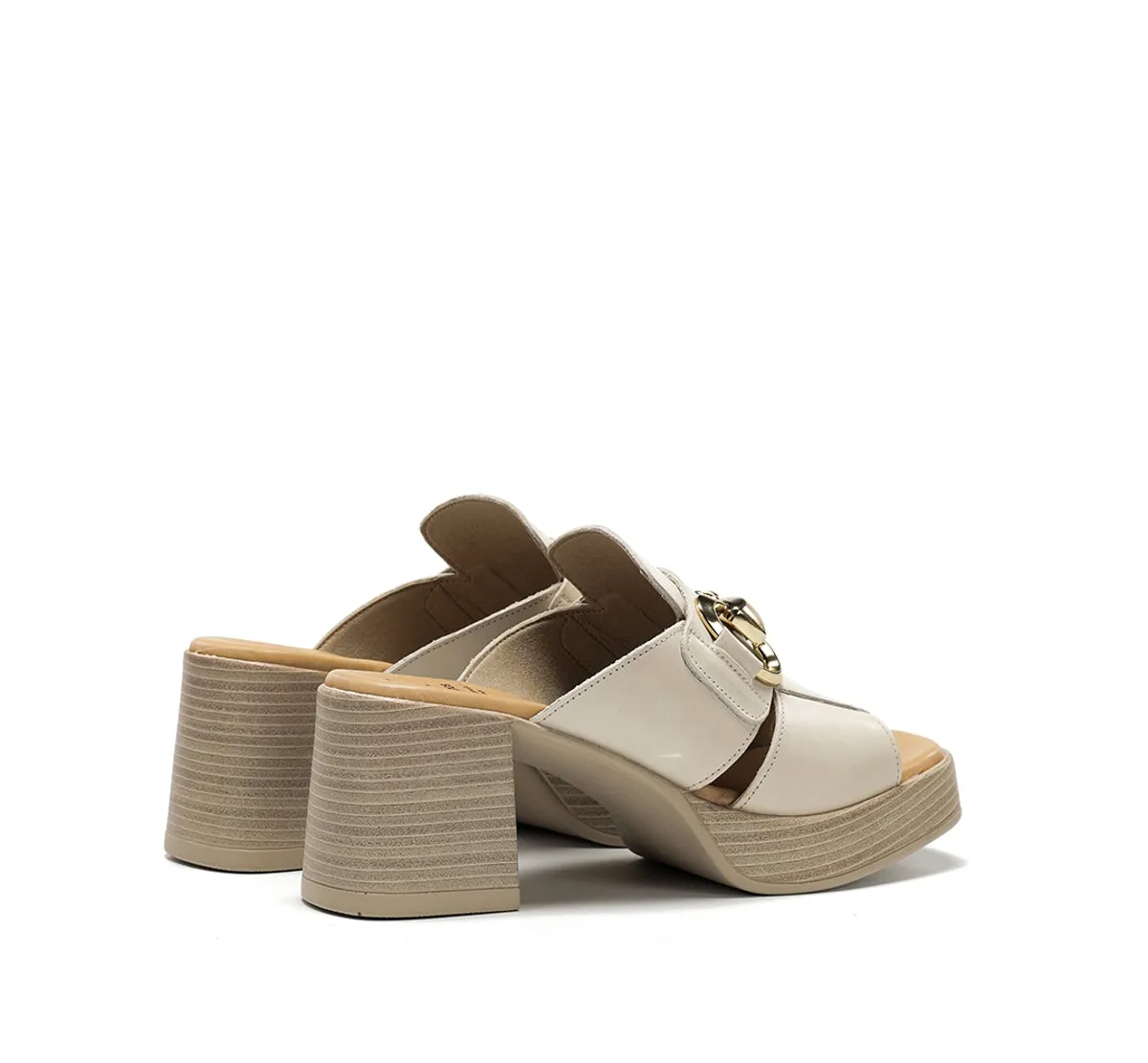 Fluchos Diamond D9284 sandali taupe tacco largo
