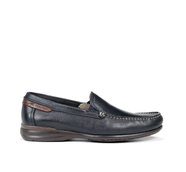 Fluchos Orion 8682 Mocassini Uomo Blu in Pelle