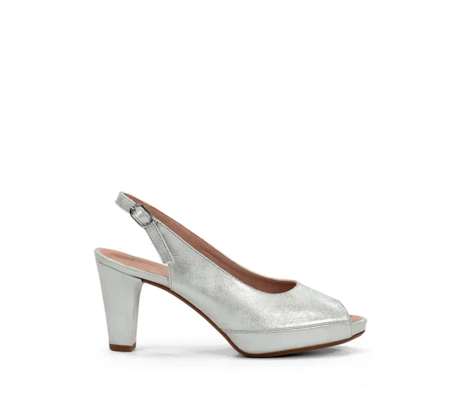 Dorking Blesa D6604 décolleté donna argento