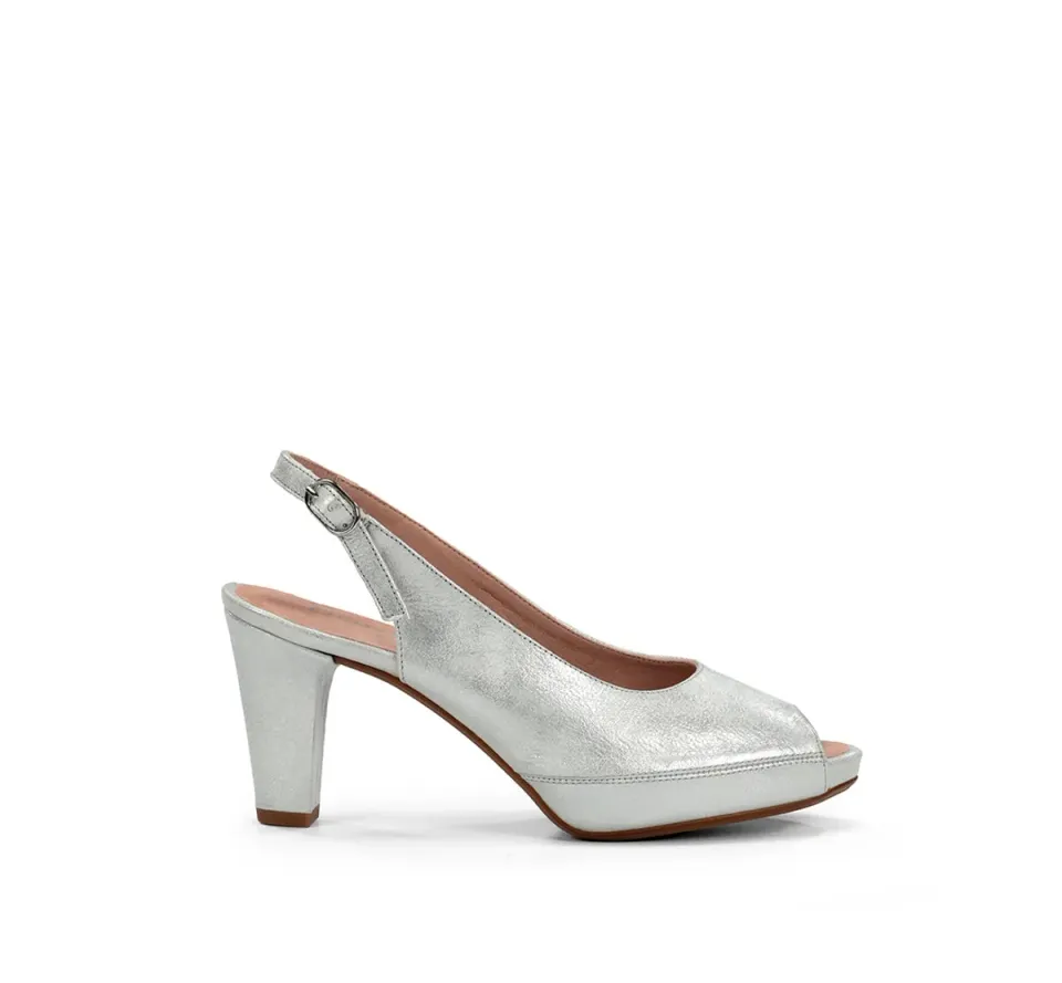 Dorking Blesa D6604 décolleté donna argento