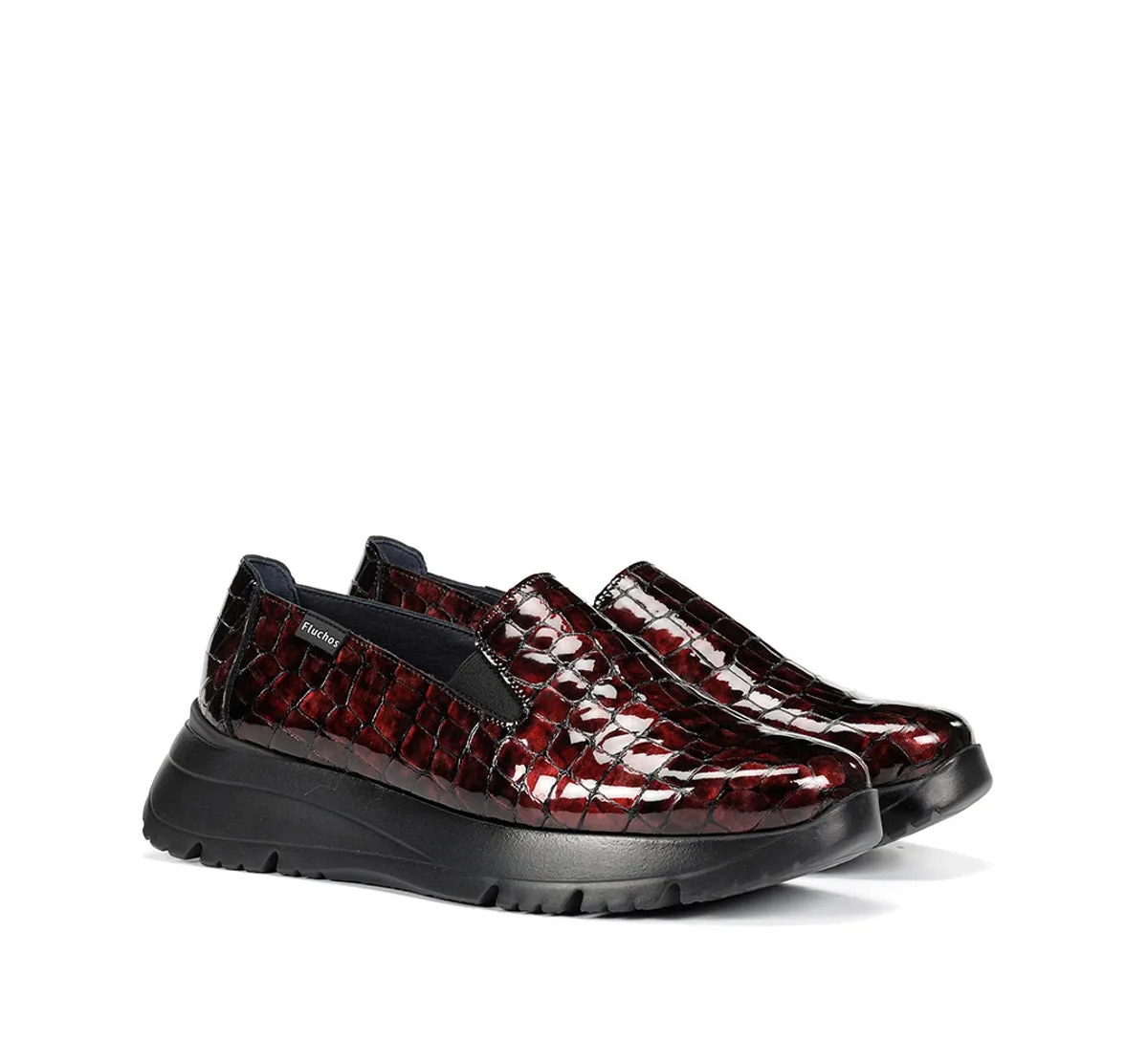 Fluchos Eira F2159 slip on donna rosso sportiva