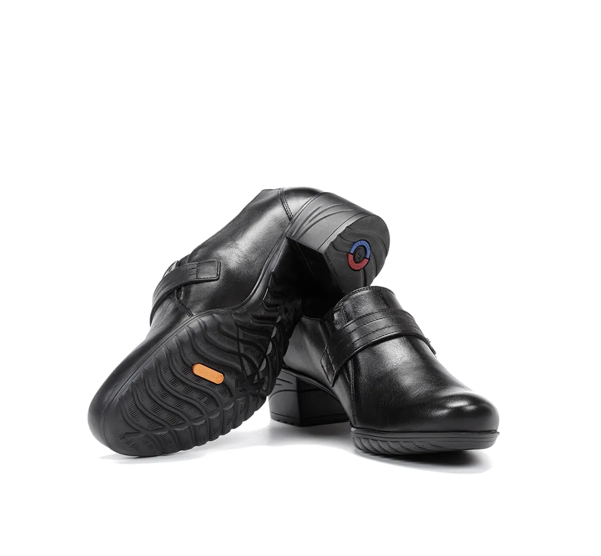 Fluchos Charis F0942 décolleté donna nero tacco medio