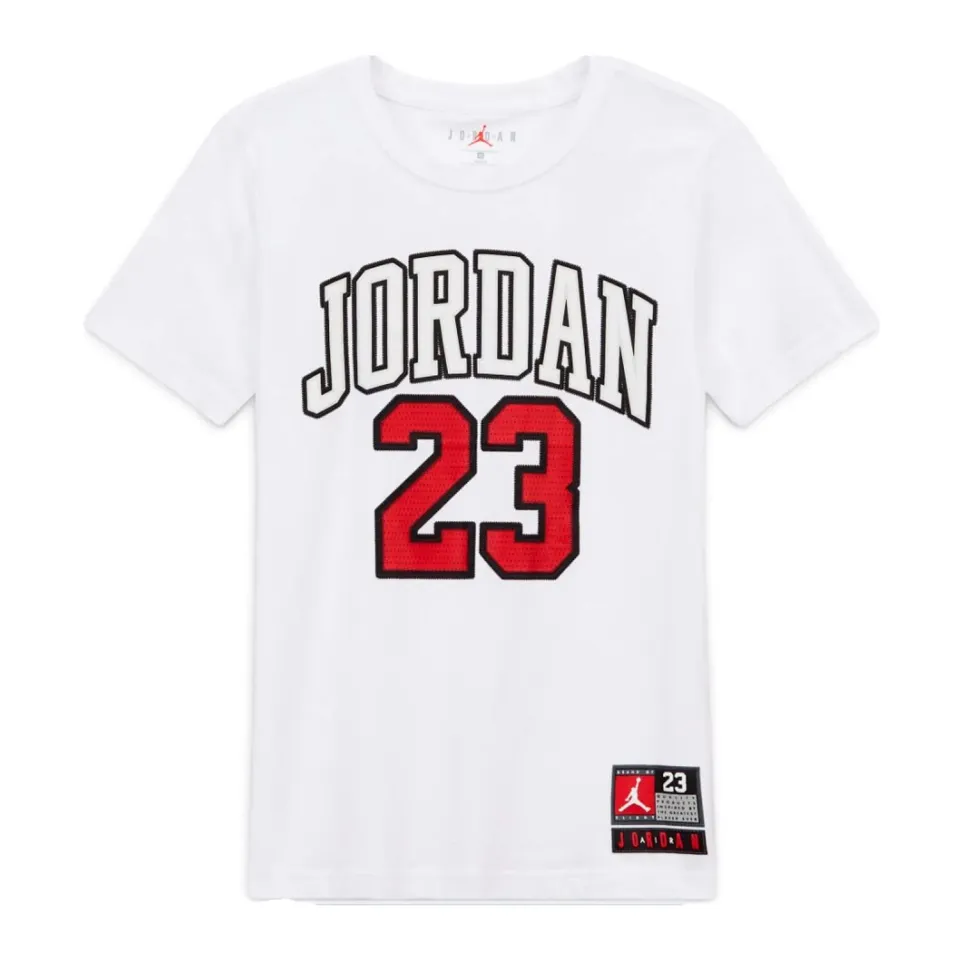 Jordan Practice Flight t-shirt bambino bianco 6 anni cotone