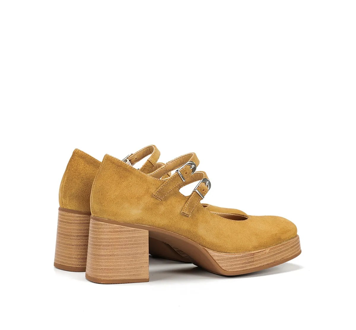 Fluchos Cristel D9659 scarpe donna marroni platform