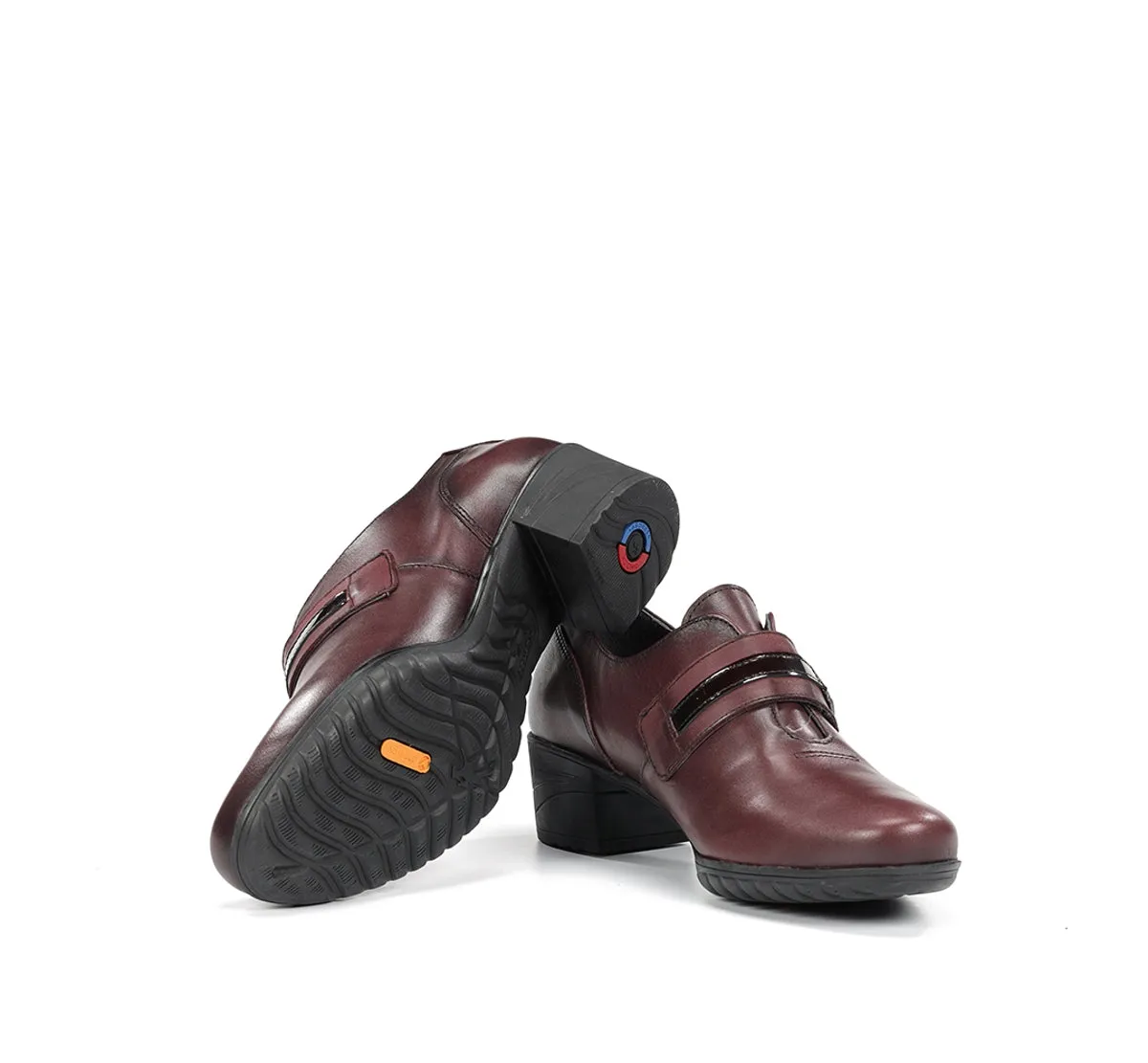 Fluchos Charis F0587 décolleté donna bordeaux tacco medio