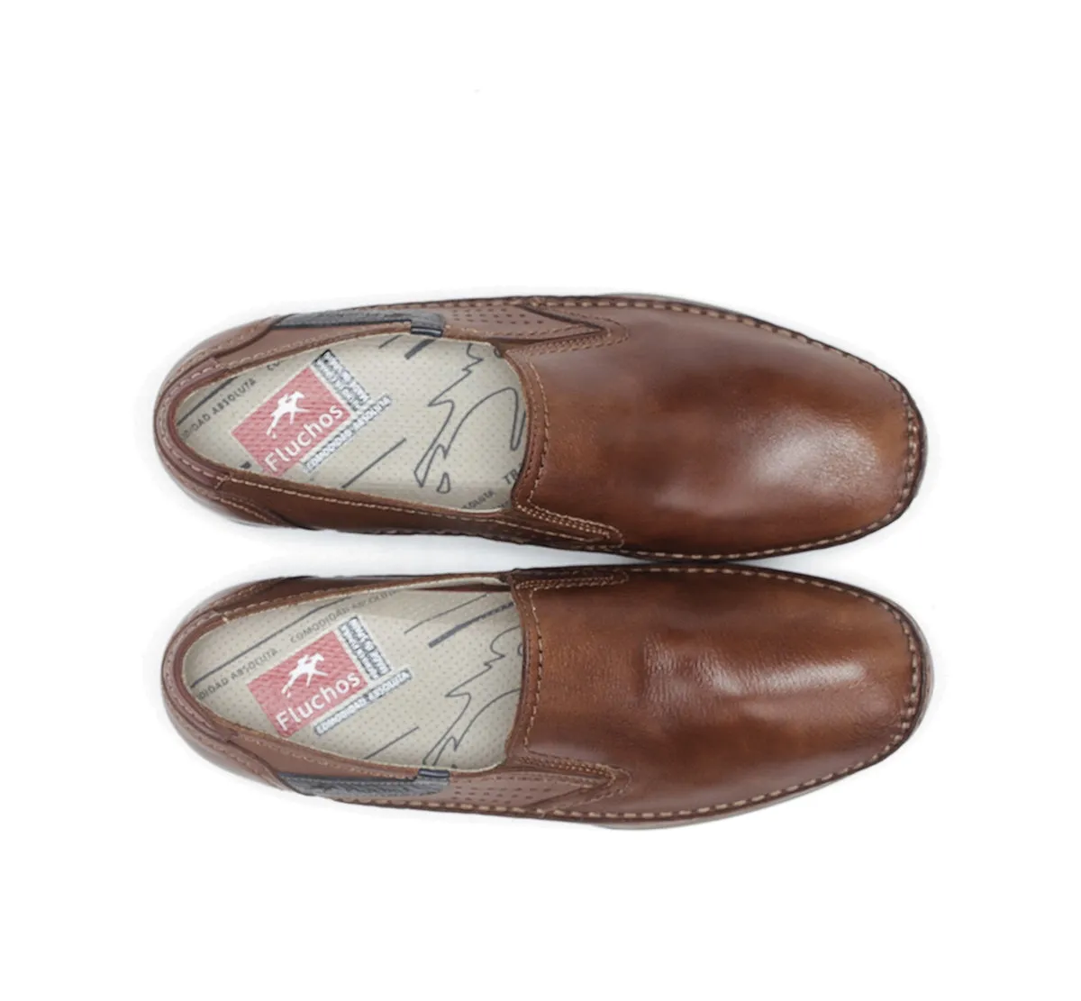 Fluchos Catamaran 8565 Scarpa Slip On Marrone Uomo