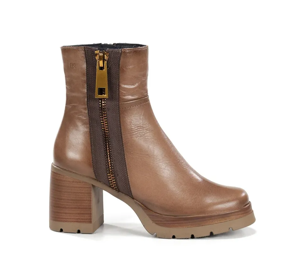 Dorking Safe D9413 stivaletti donna marroni tacco