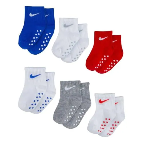 Nike Pop Color calzini bimbi 12-24 mesi 6 paia antiscivolo
