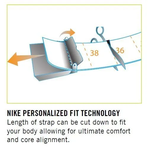 Nike Swoosh Web cintura uomo nera regolabile