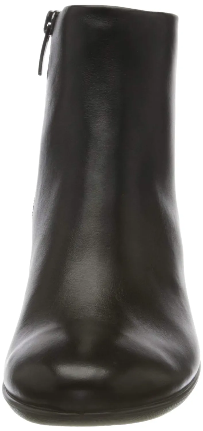 Ecco Sculptured 45 stivaletti donna neri tacco comodo