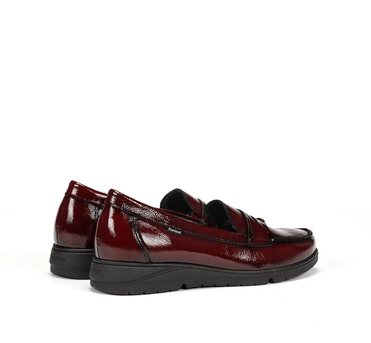 Fluchos Styll F1835 mocassini donna rossi grip