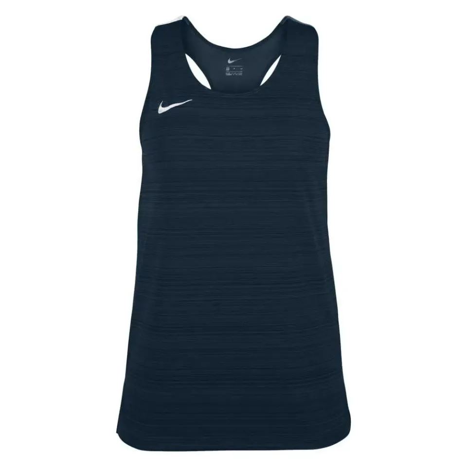Nike Dry Miler NT0301-451 canottiera donna blu navy S traspirante