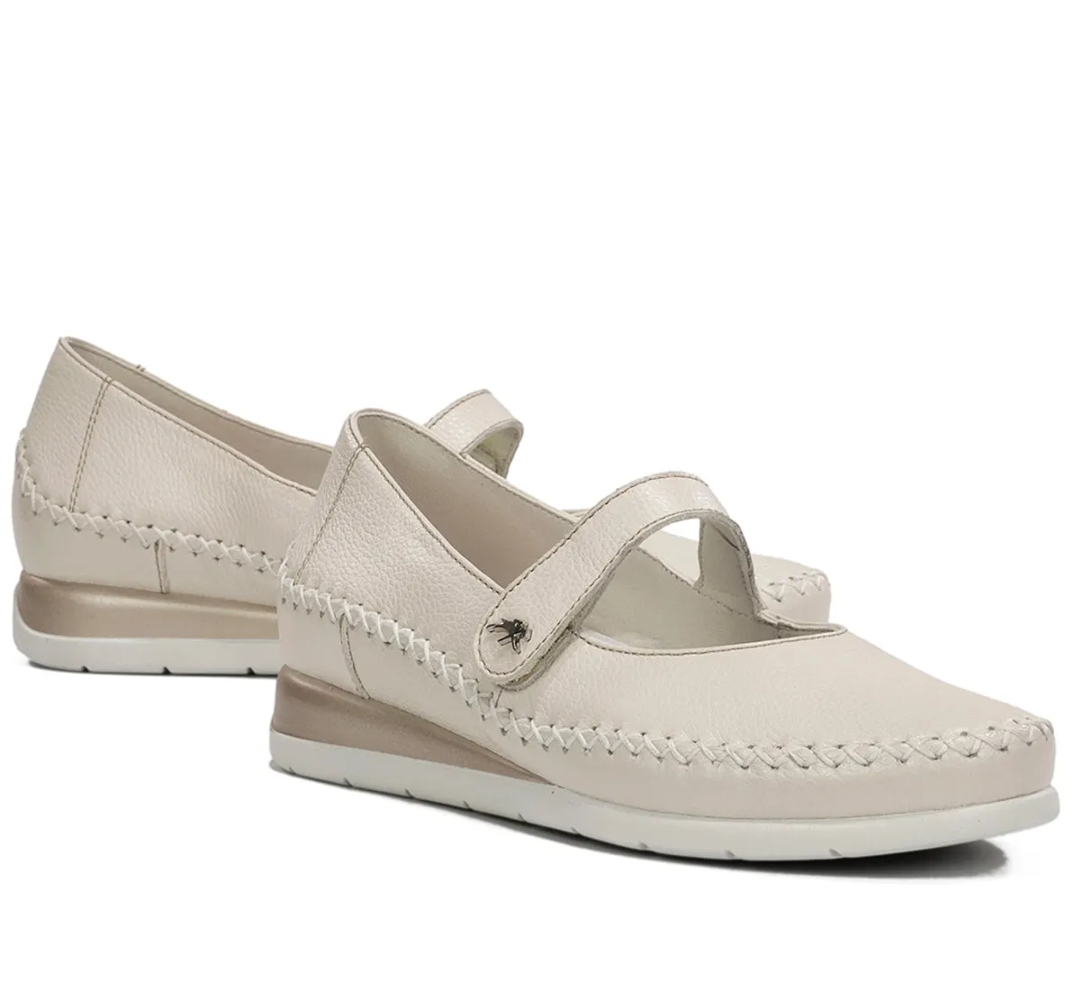 Fluchos Sella F2146 scarpa donna taupe zeppa