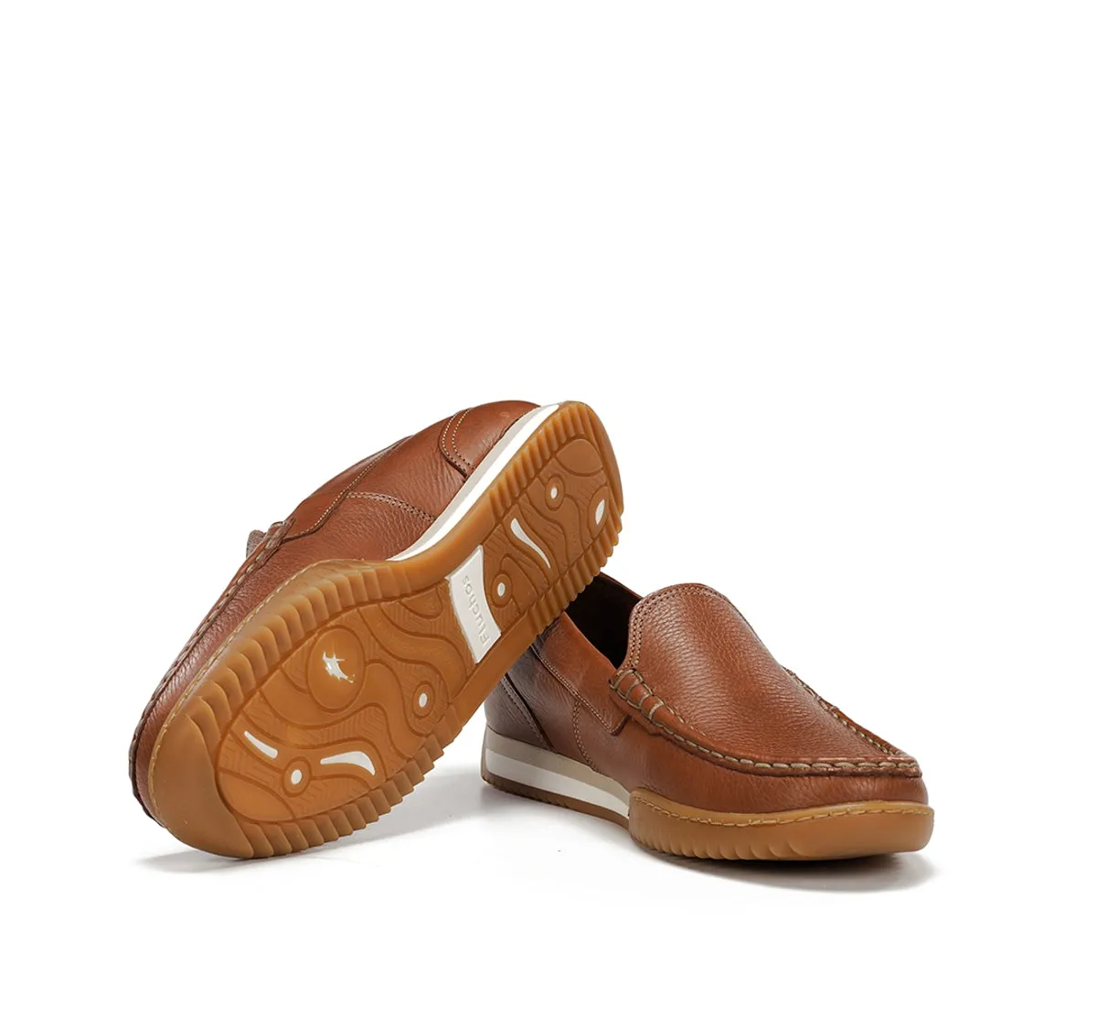 Fluchos Bruno F2432 mocassino uomo marrone suola grip