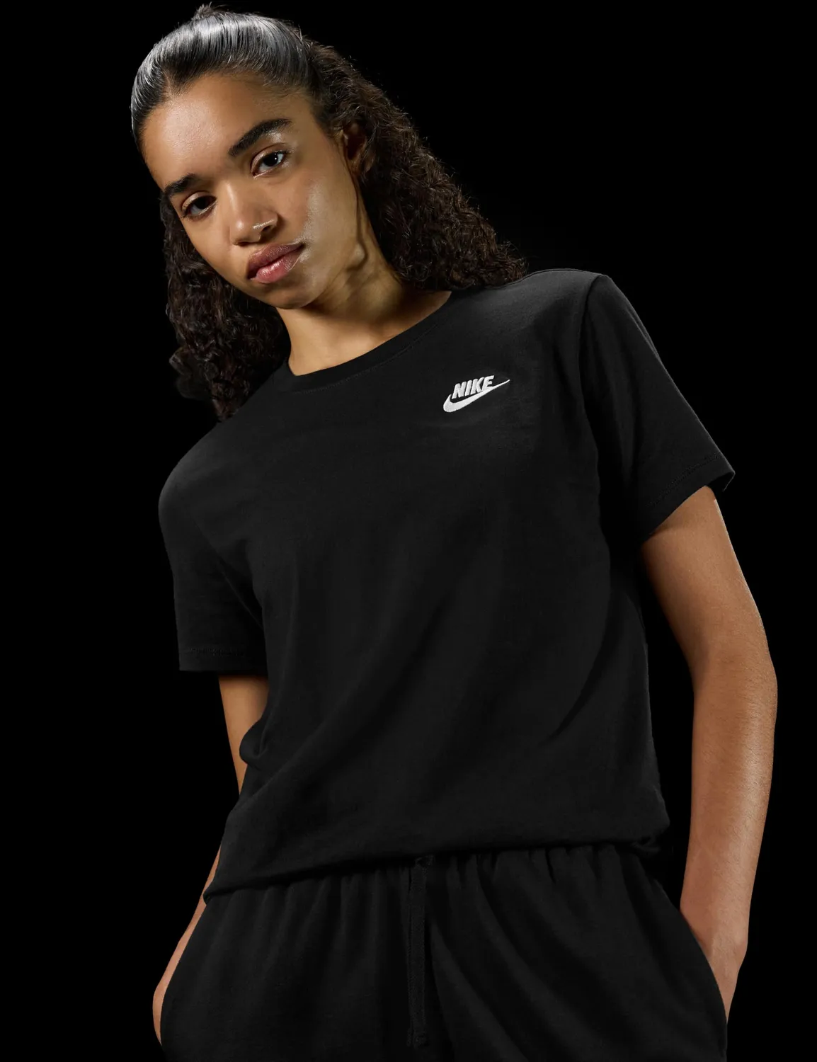 Nike NSW Club t-shirt uomo bianca L