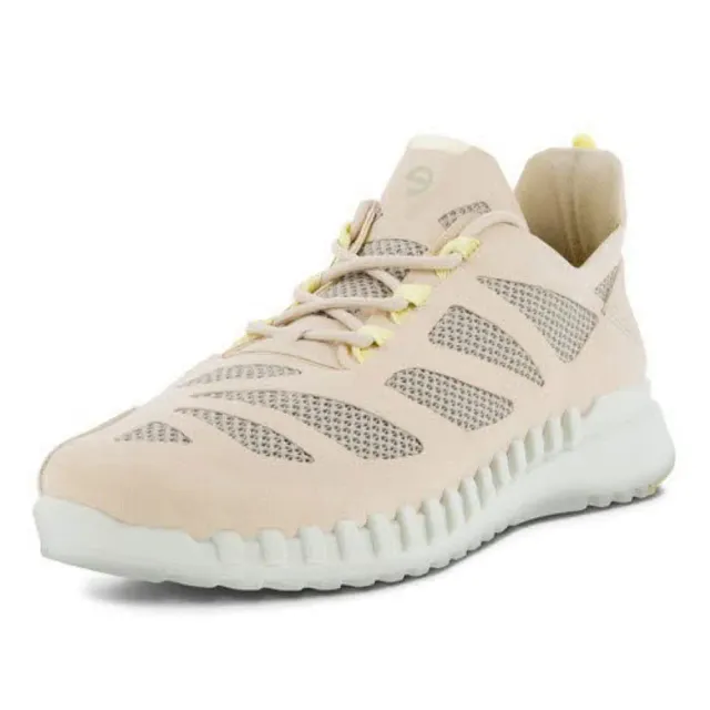 Ecco Zipflex sneakers 36 EU limestone mesh pelle