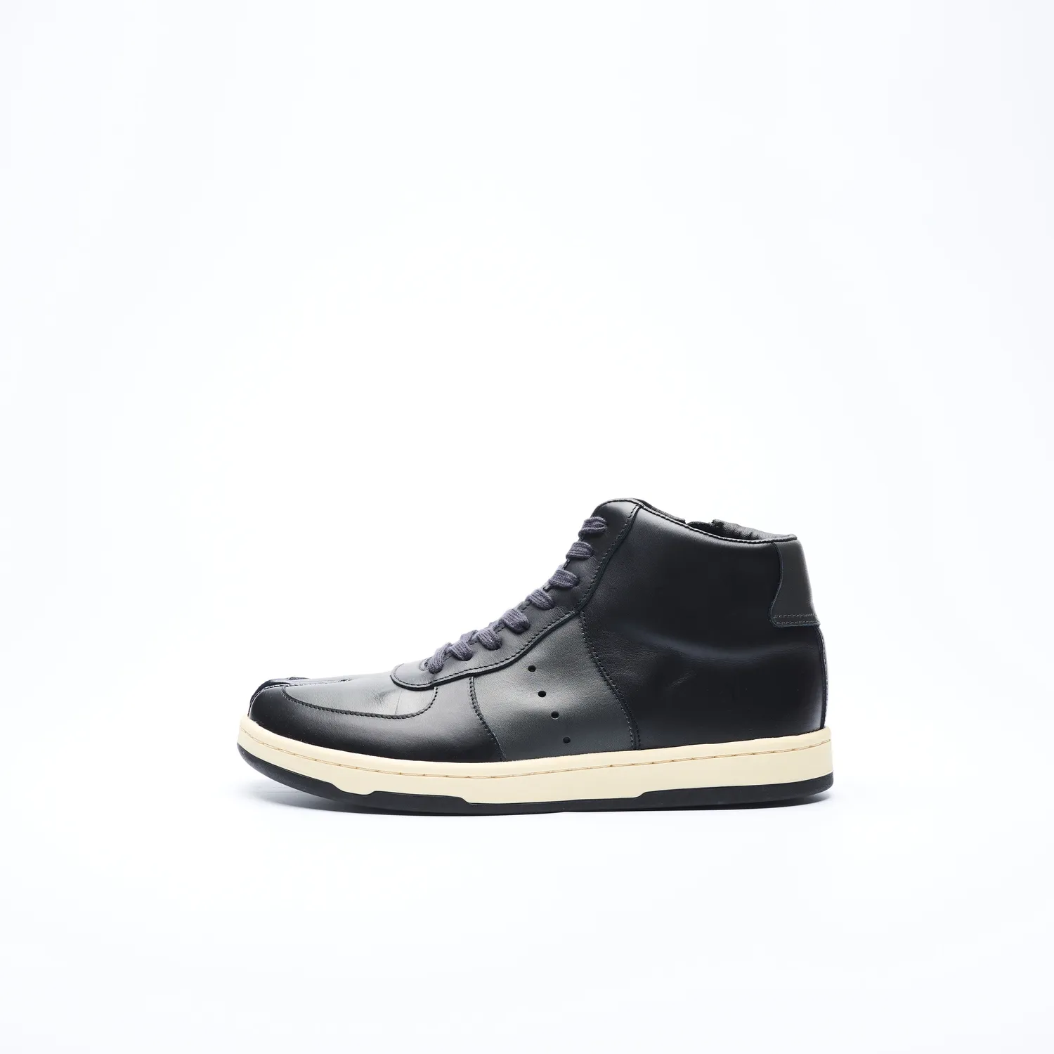 Tabito Leap Trainer tabito57 sneakers zip nere pelle