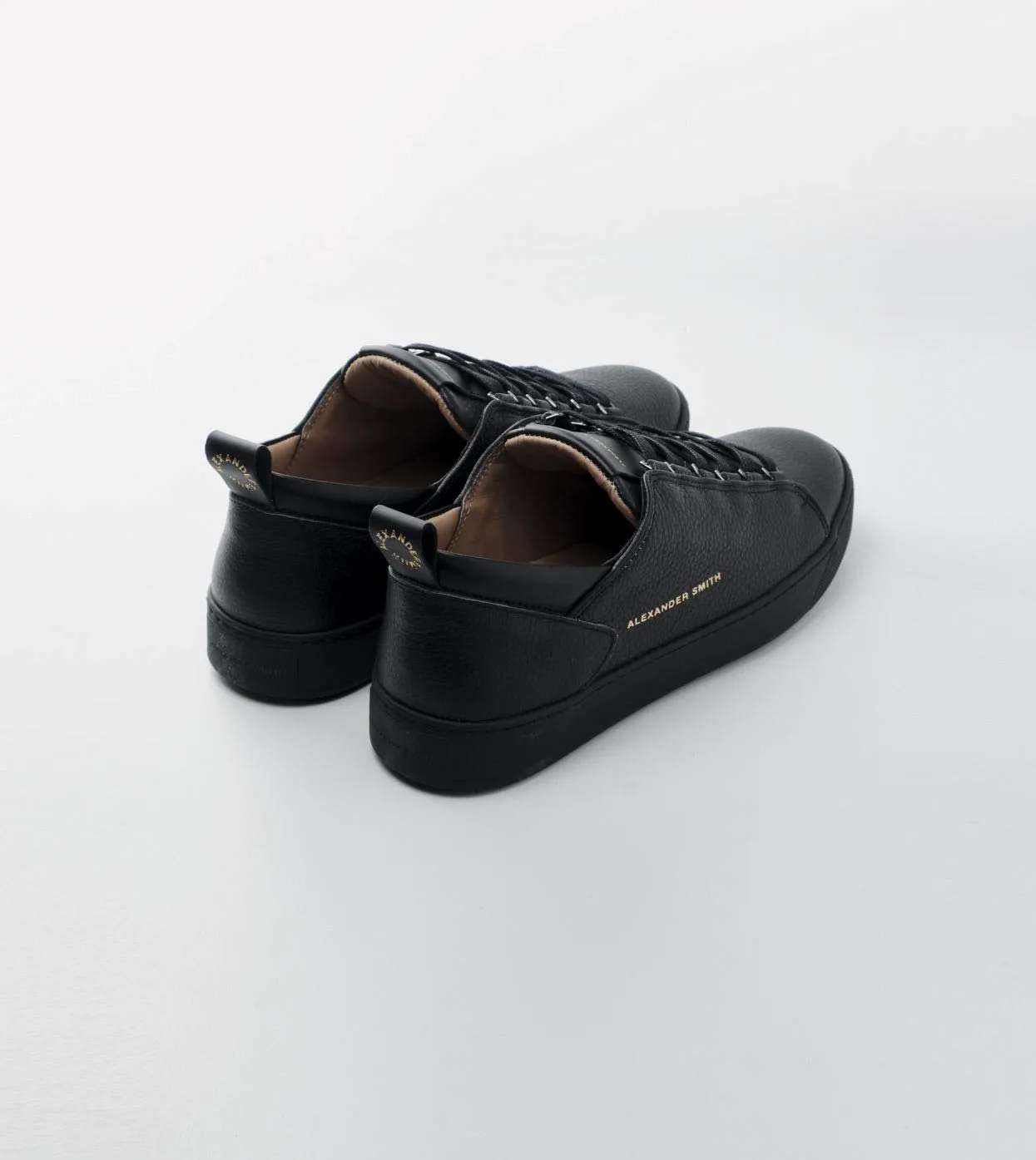 Alexander Smith Oxford sneakers uomo total black pelle
