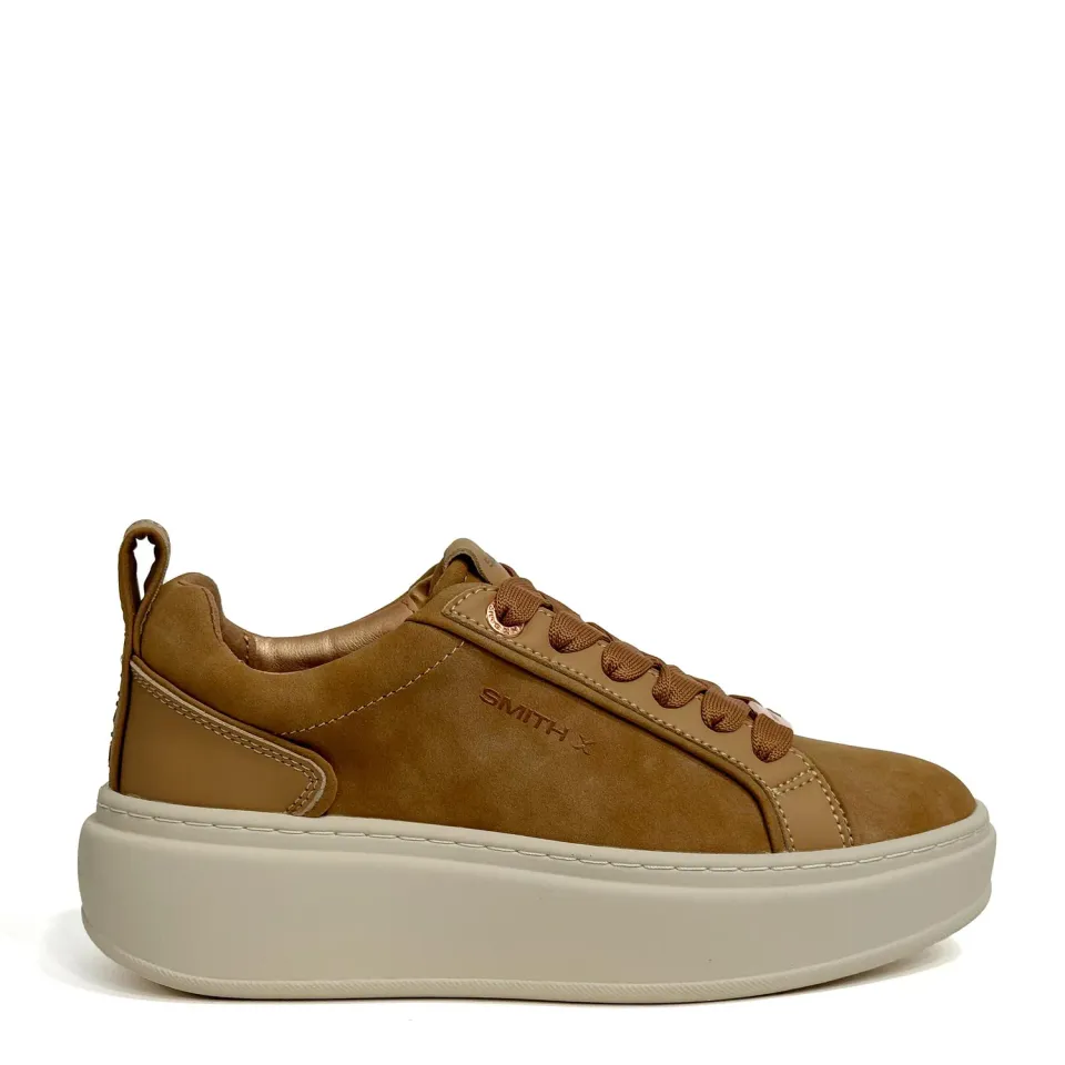 Smith X Stone sneakers cognac suede 37 EU unisex