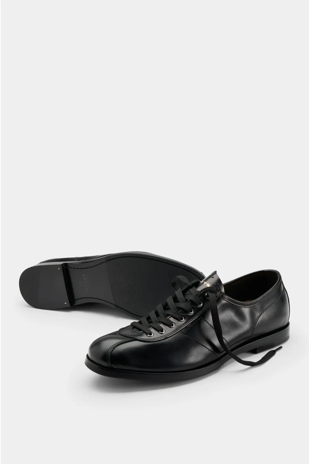 Eytys Victory scarpe eleganti pelle nera stringate