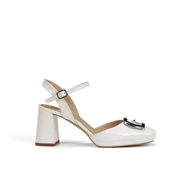 Dorking Karla D9264 sandali donna bianchi tacco
