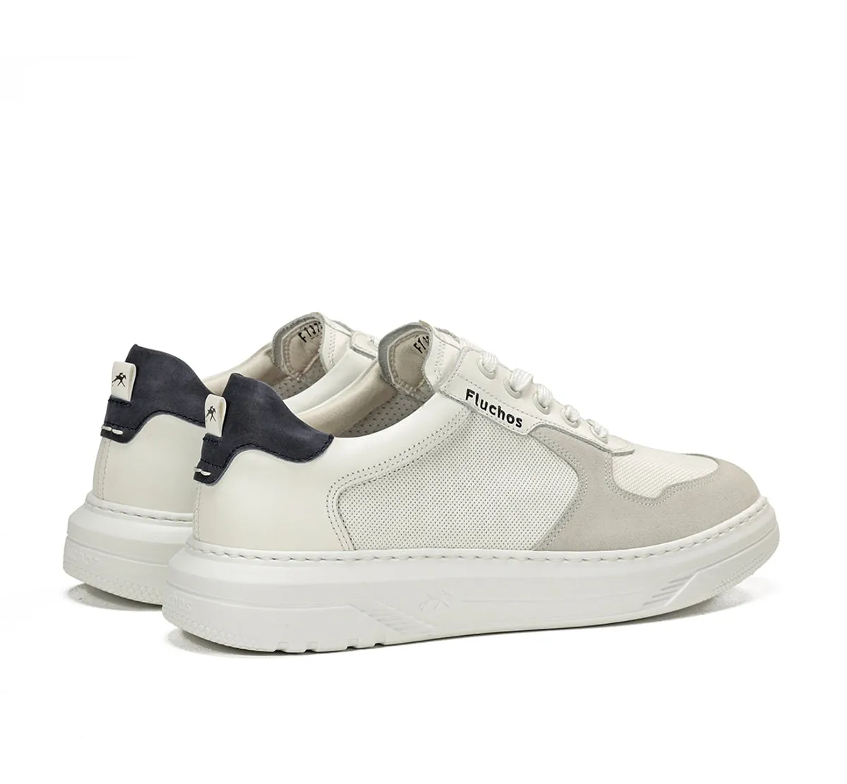 Fluchos Boston F1970 sneakers uomo bianche leggere