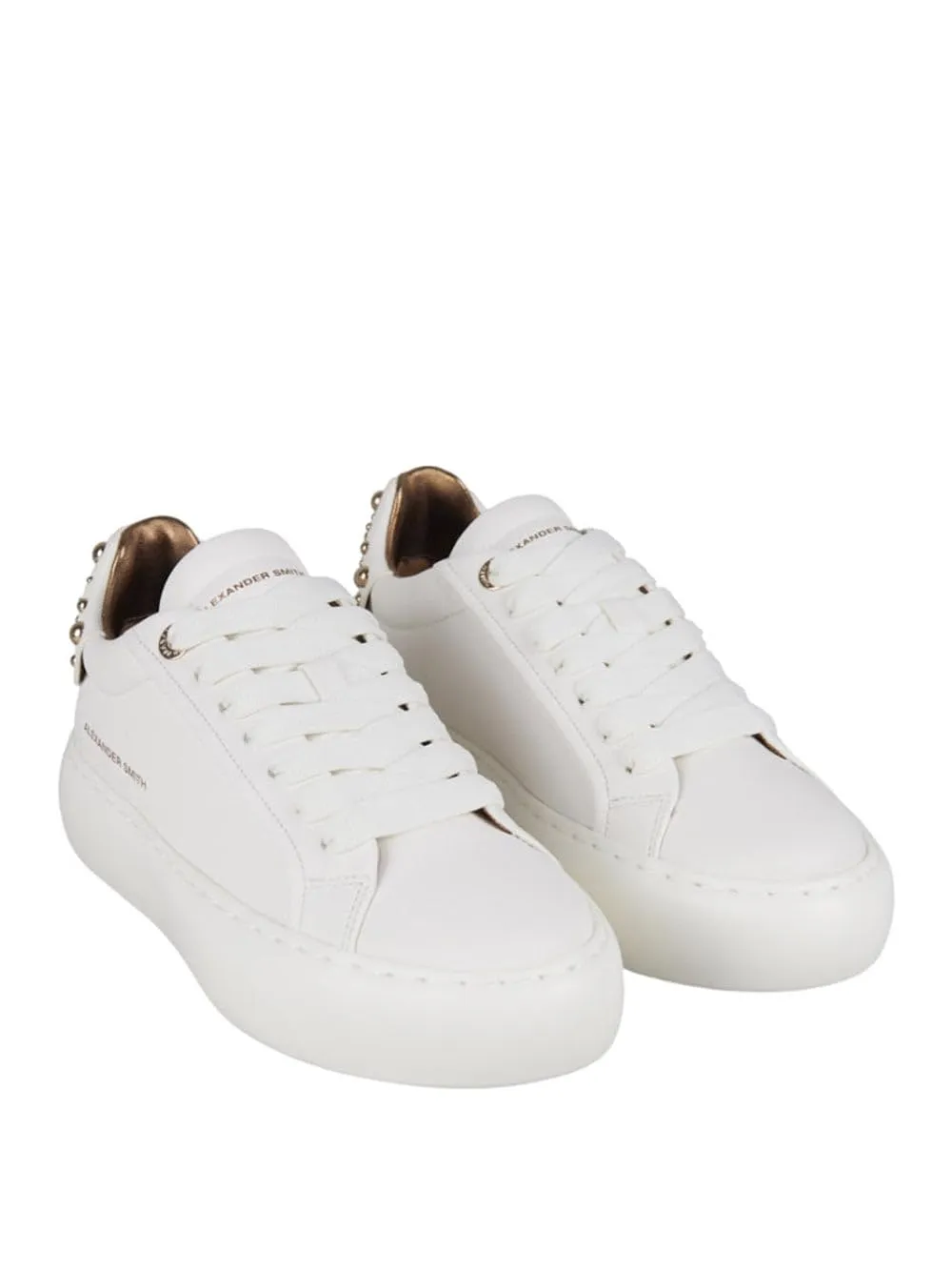 Alexander Smith ASBDSOW3573 sneakers borchie bianche 37 EU
