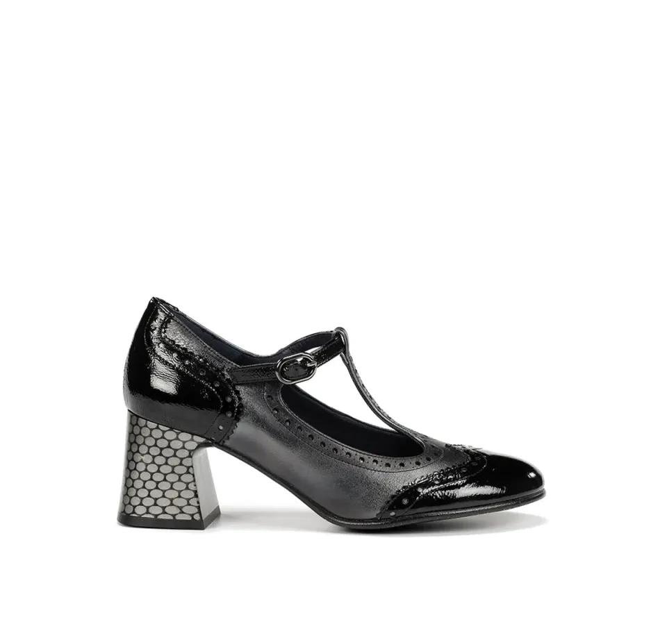 Fluchos Dacy D9618 mocassino donna grigio tacco