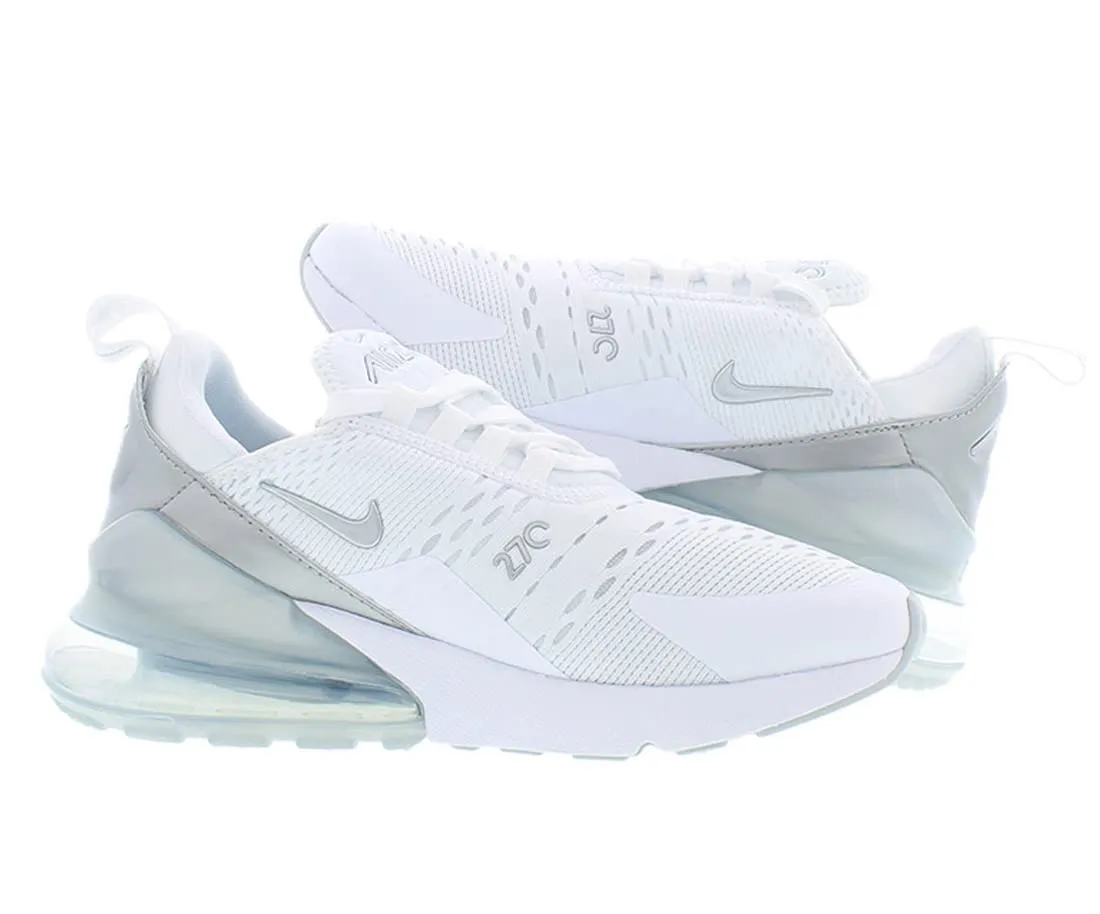 Nike Air Max 270 sneaker donna bianco platino