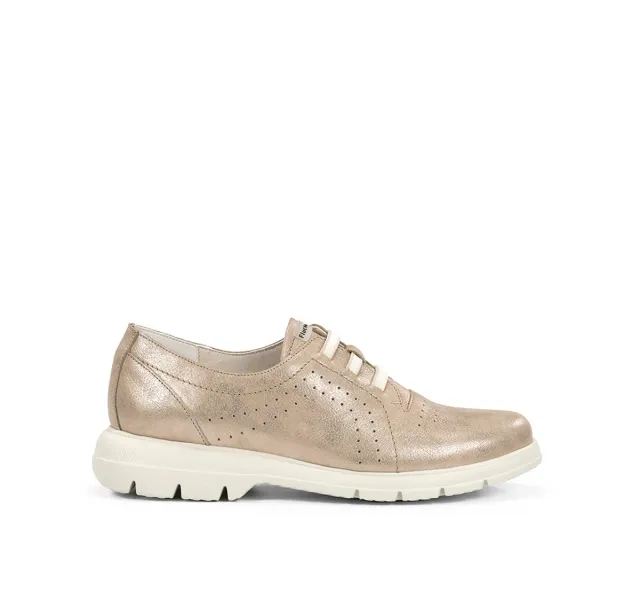 Fluchos Gladis F2202 mocassini donna oro leggeri
