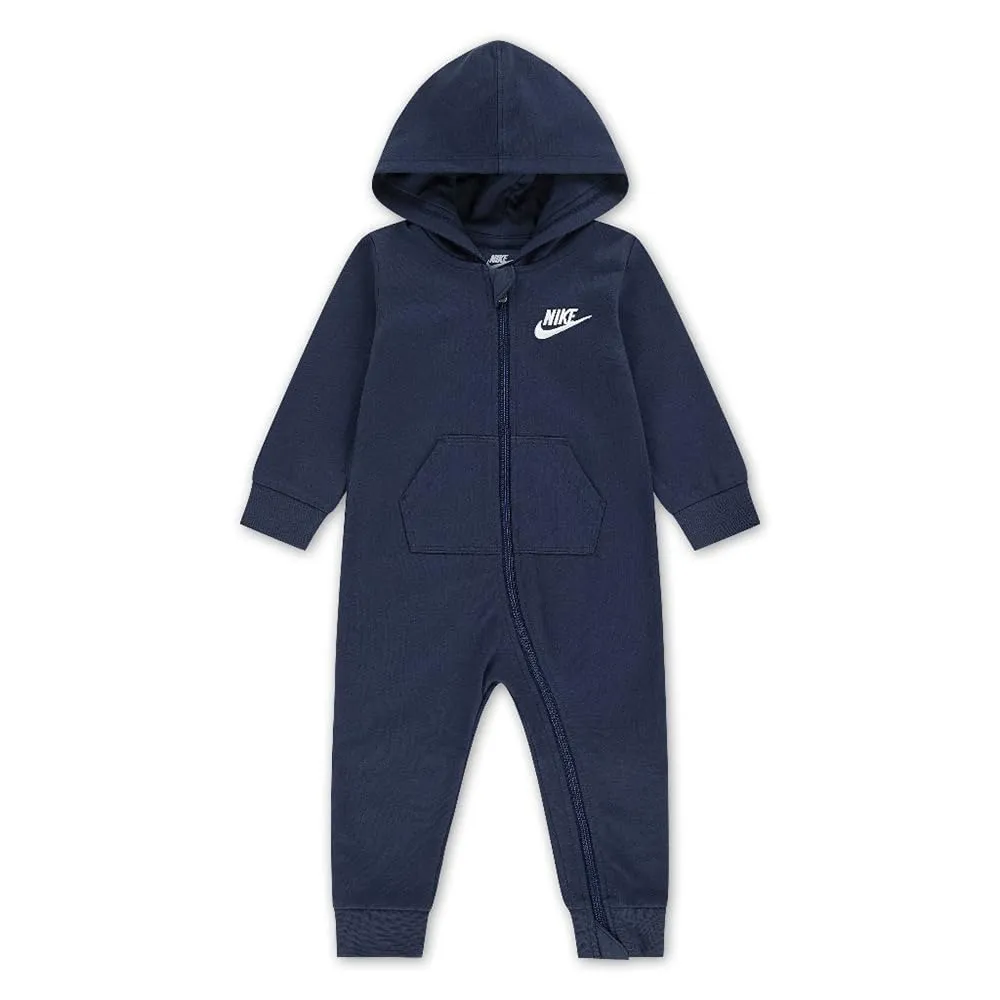 Nike French Terry tuta bimbi nero 12 mesi cotone