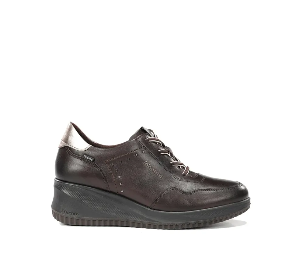 Fluchos Novax F2545 sneakers marrone donna zeppa
