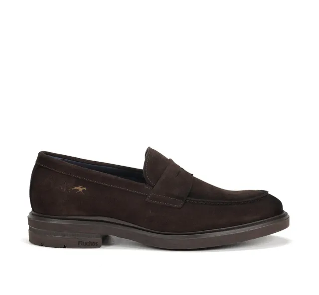 Fluchos Belgas F0633 mocassini marrone uomo eleganti