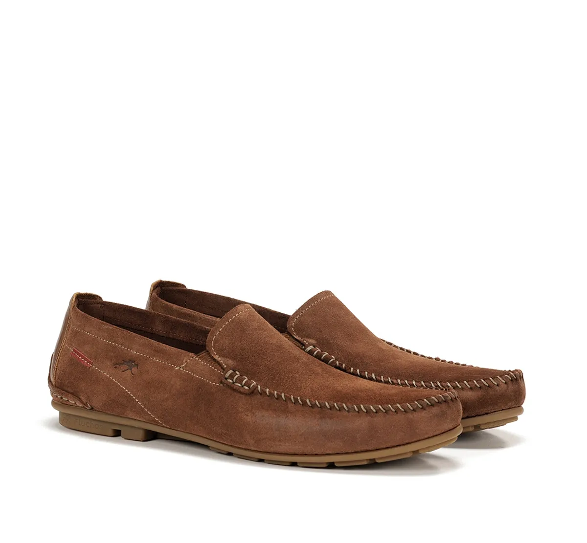 Fluchos Dorian F1091 mocassini uomo marroni