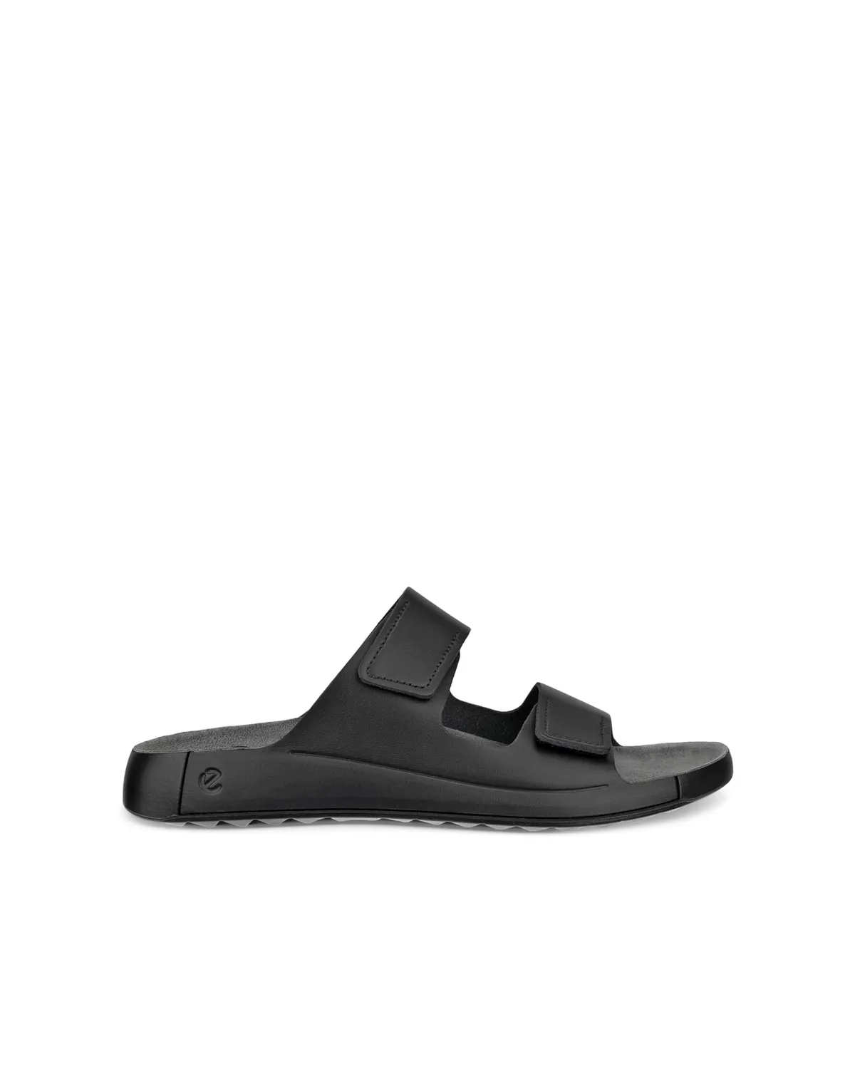 Ecco Cozmo Two Band ciabatte uomo nero pelle comfort