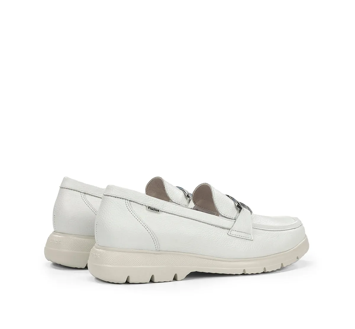 Fluchos Gladis F2201 mocassini donna bianco morbidi