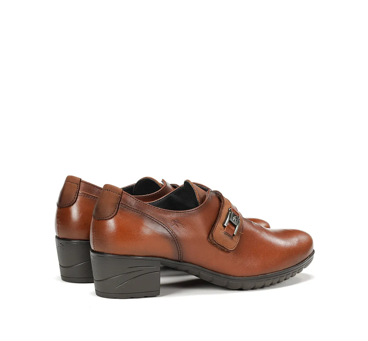 Fluchos Charis F0587 scarpe marroni donna tacco medio