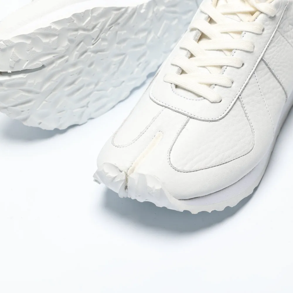 Tabito tabito28 Tabi Trainer Leather sneakers total white pelle