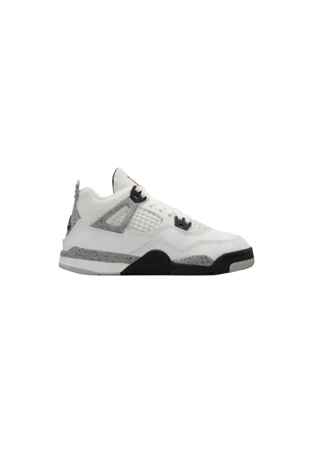 Nike Air Jordan 4 Retro scarpe uomo 46 EU bianco rosso